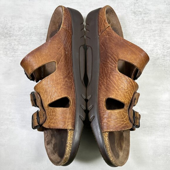 Mephisto Zach Leather Strap Sandals - Men's Size EU 44 / US 10-10.5 - Picture 6 of 8